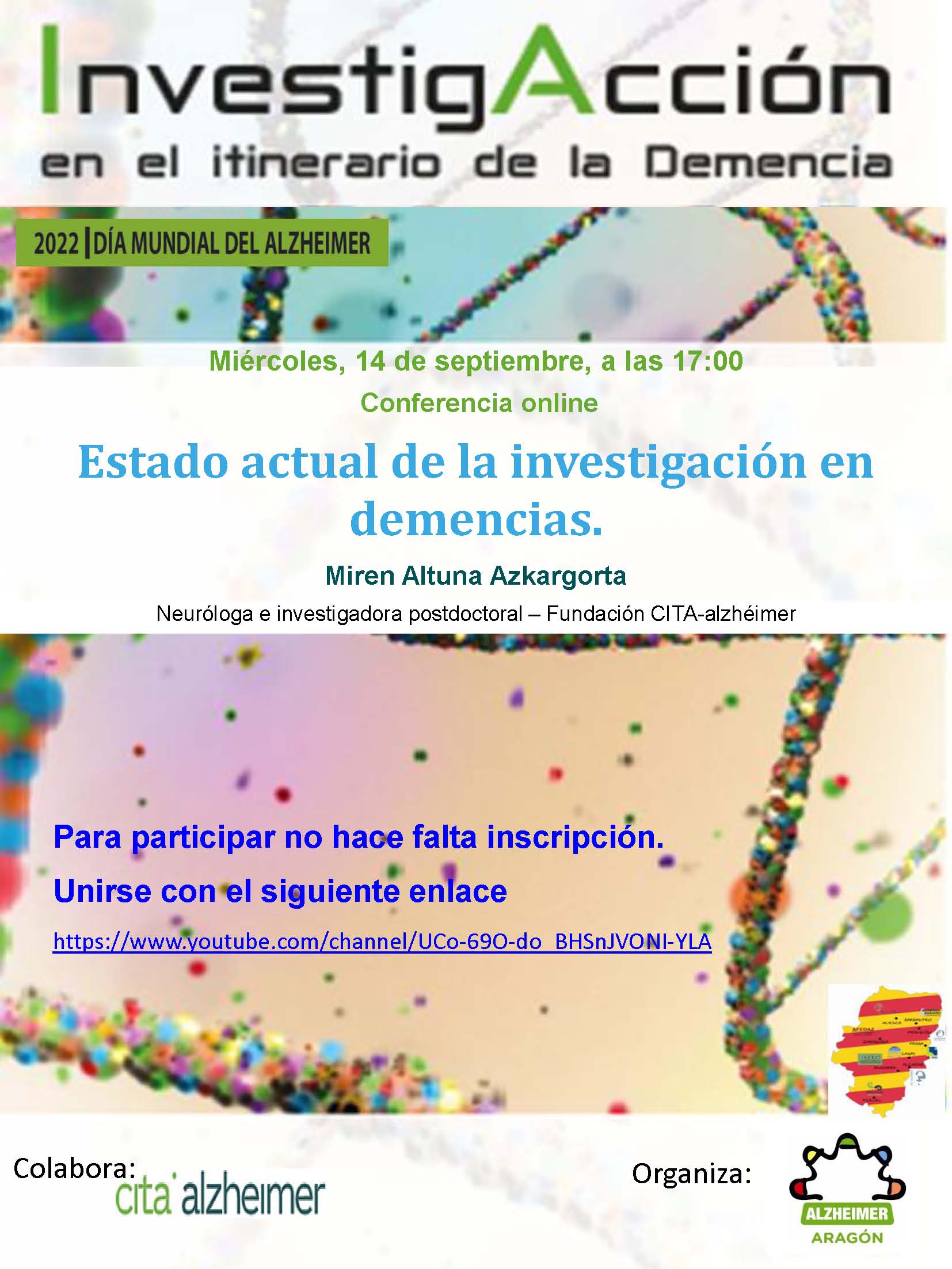 Alzheimer Aragn-Conferencia Estado actual de la investigacin en demencias