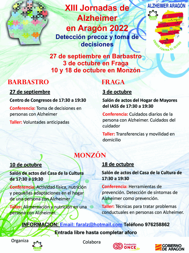 XIII Jornadas de Alzheimer en Aragn 