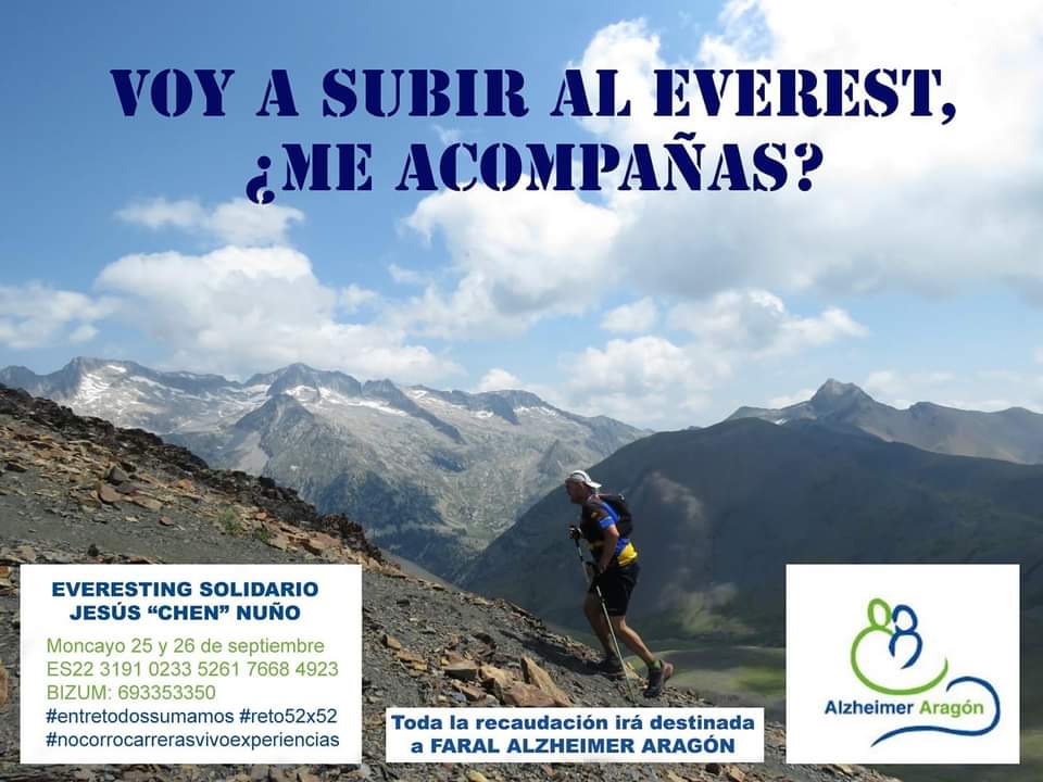 Jesús Nuño realizará un everesting solidario en el Moncayo. Busca recaudar fondos para Faral Alzheimer Aragón